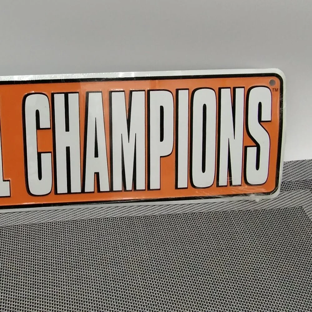 Texas Longhorns 2005 National Champions Street Sign NWT